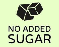 NO ADDED SUGAR